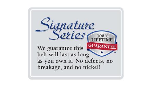 Nickel Smart Signature Series 100% Lifetime Guarantee