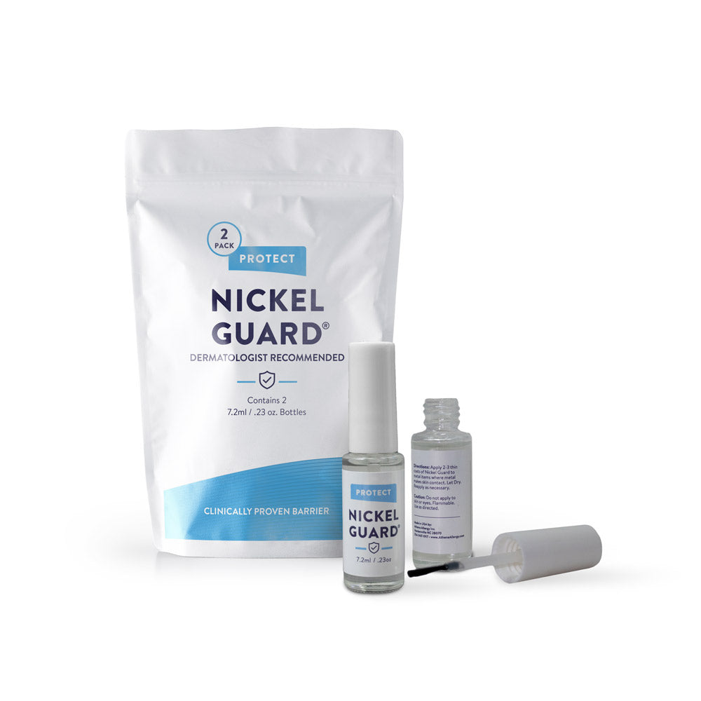Nickel Guard 2-Pack | 2 bottles | A clear protective coating to avoid nickel contact.