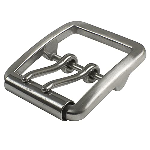 Stainless Steel Double Pin Roller Buckle 1.5 inch by Nickel Smart® | hypoallergenic