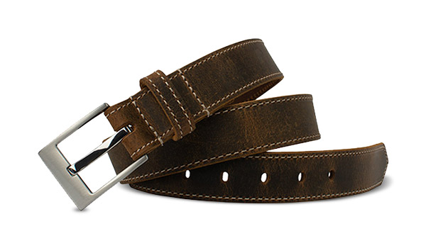 Distressed Leather Belt Collection