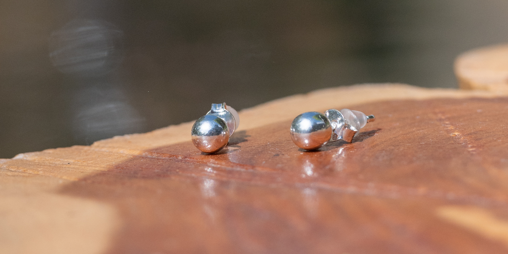 Ball Stud Earrings