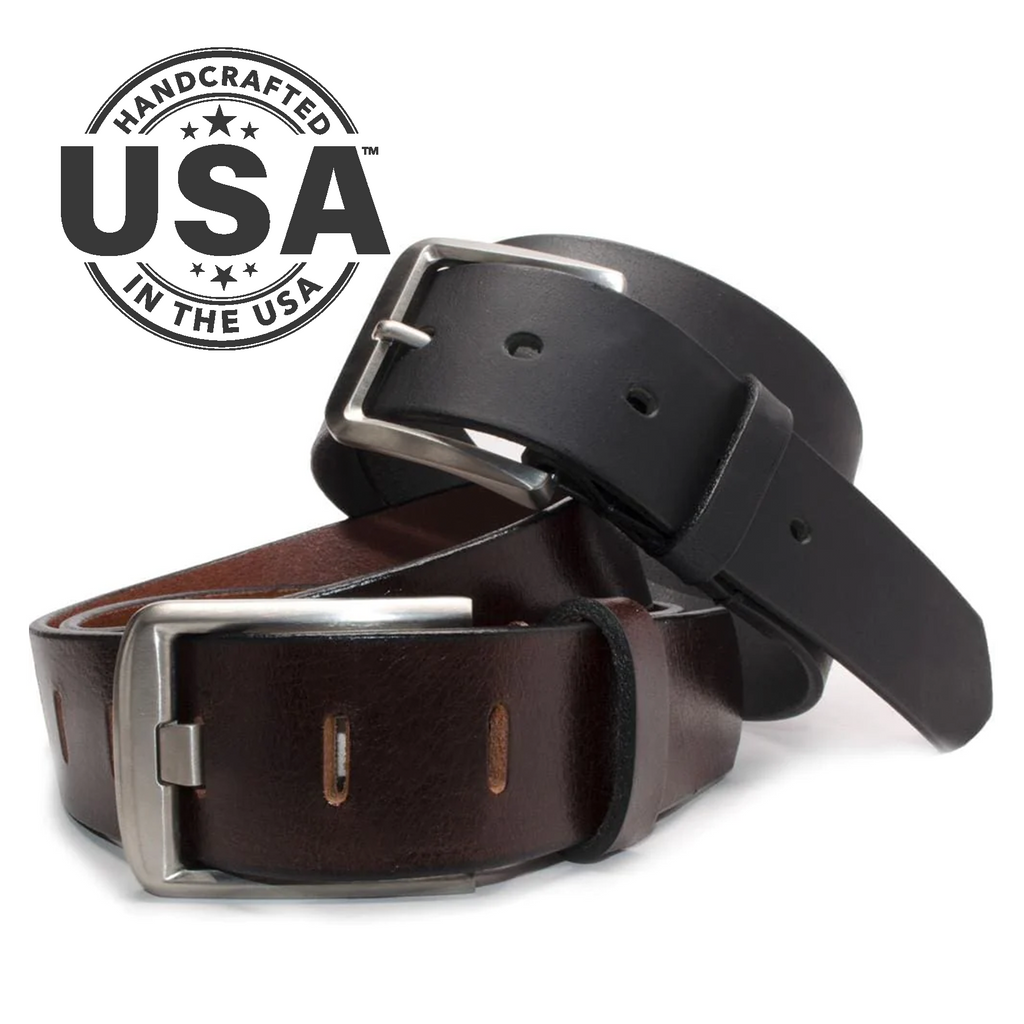 Jericho's Favorite Belt Set by Nickel Smart. Handcrafted in the USA.