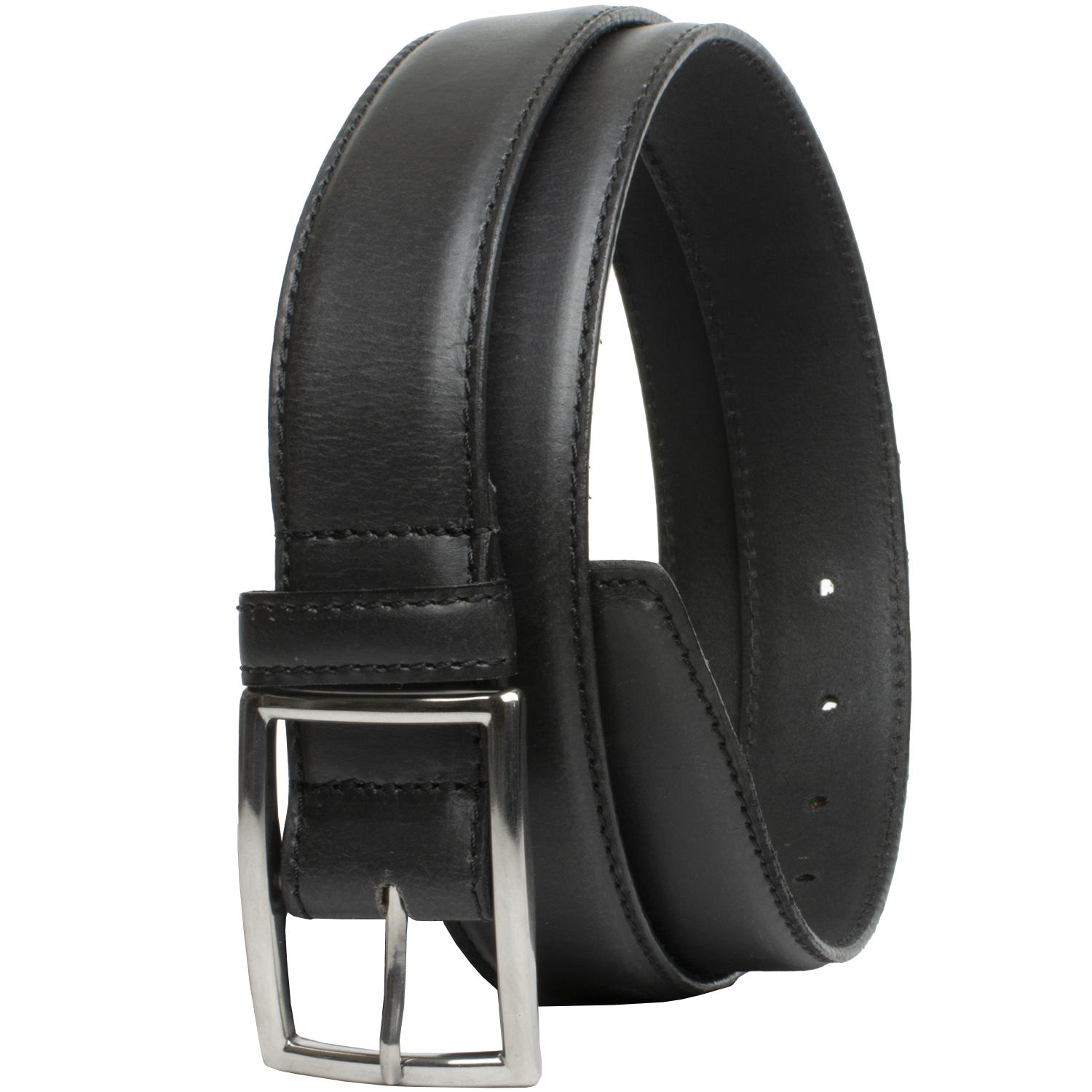 men's dress belt unique buckle minimalist square sculptural titanium 32mm The Entrepreneur Titanium Belt II (Black) by Nickel Smart 34 inch / Black / Titanium/Leather