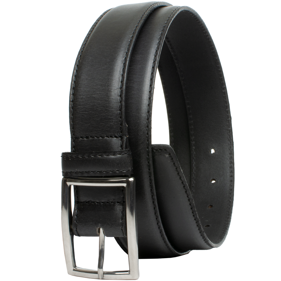 The Entrepreneur Titanium Belt II (Black) by Nickel Smart 34 inch / Black / Titanium/Leather The Entrepreneur Titanium Belt II (Black) by Nickel Smart 34 inch / Black / Titanium/Leather