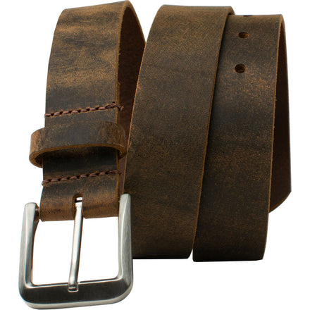 Titanium Belts | Full Grain Leather Straps + Pure Titanium Buckles