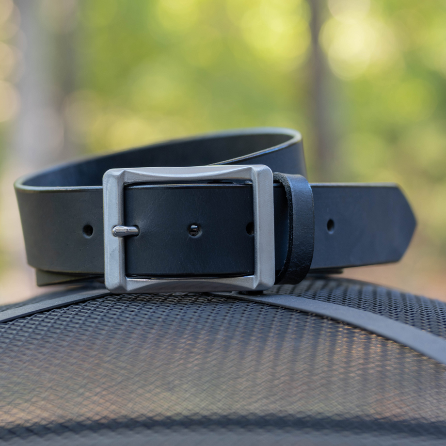 Heavy Duty Work Leather Belts with Stainless Steel Buckles
