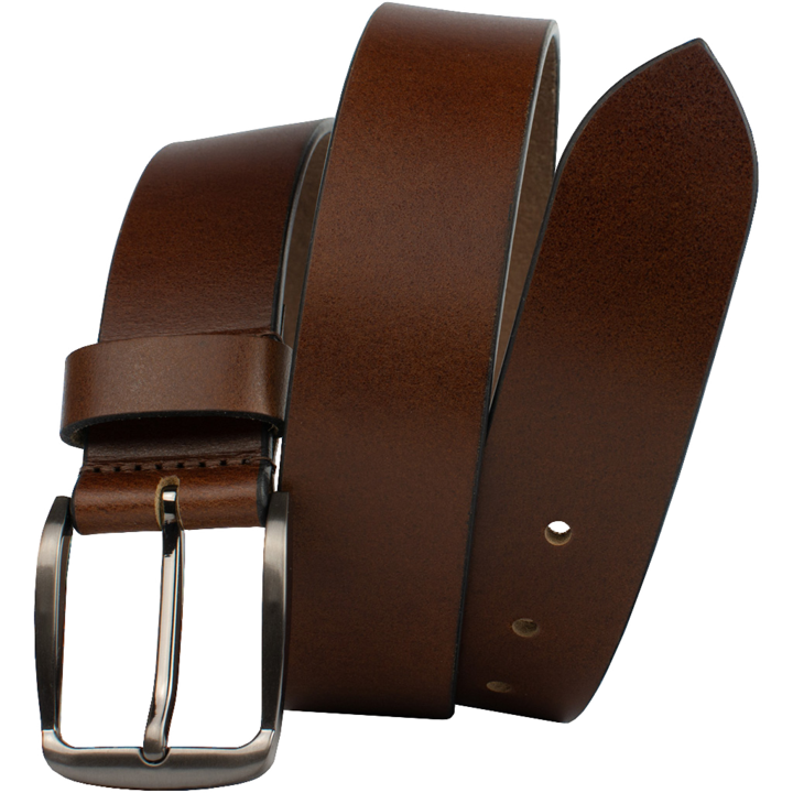 Millennial Brown Leather Belt Nickel Free Belt Full Grain Leather
