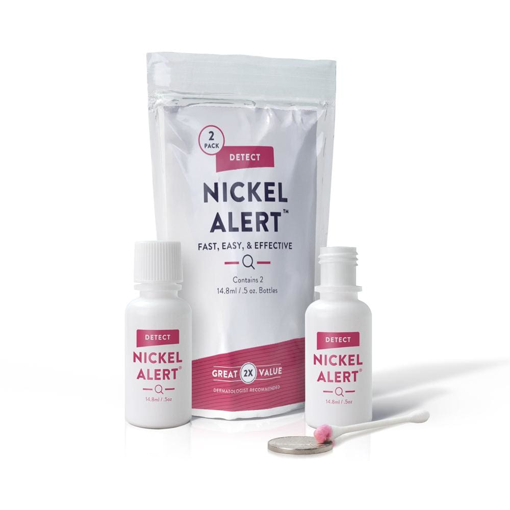 2 bottles of Nickel Alert |  Easy test to detect nickel in any metal.  
