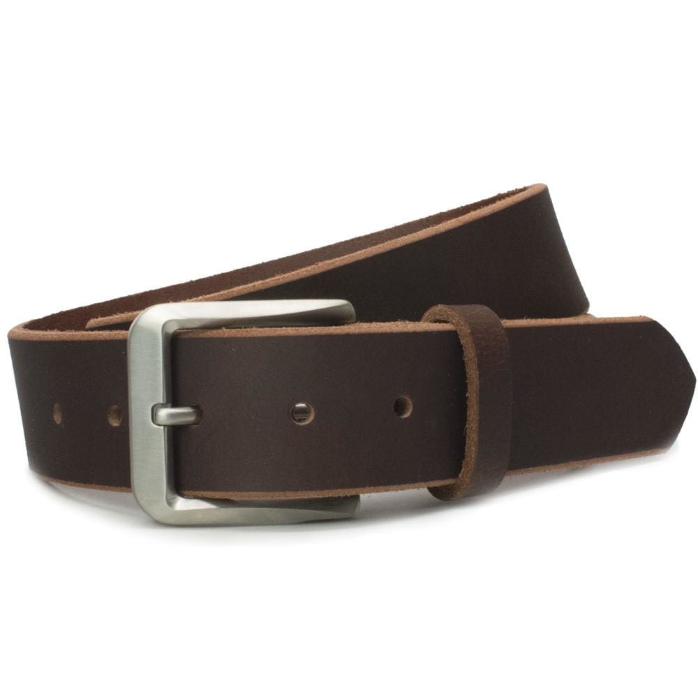 Roan Mountain Titanium Belt. Hypoallergenic, classically-styled casual buckle, 1.5 inches