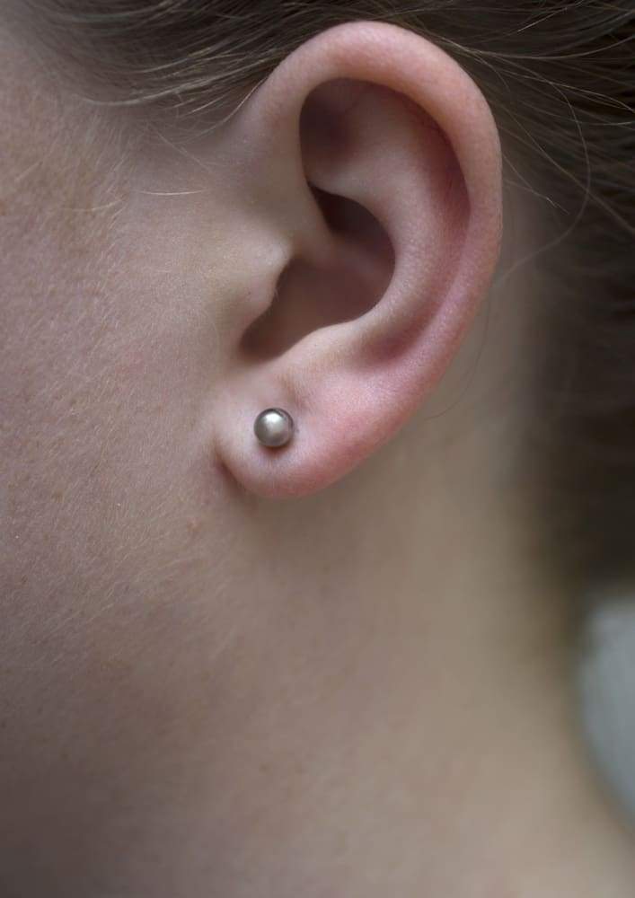 5 millimeter silver ball earrings. Hypoallergenic stainless Steel Ball Earrings By Nickel Smart